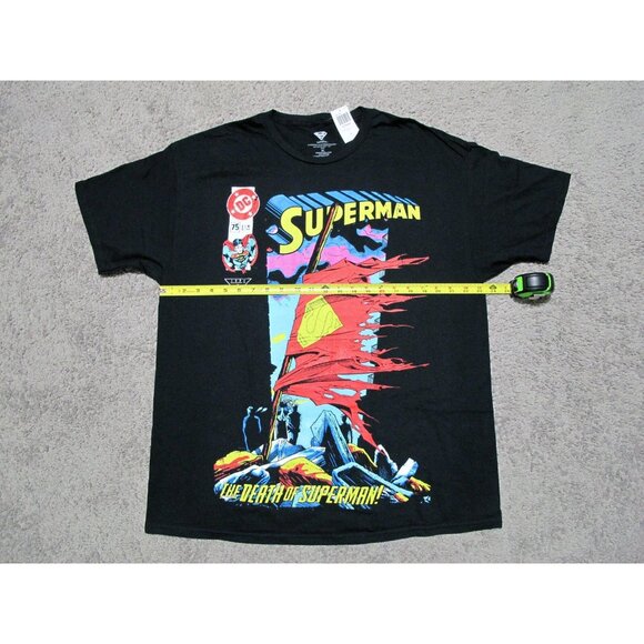 Death of Superman Comic Book Cover Doomsday men's t-shirt sz XL batman dc comics - Picture 6 of 7